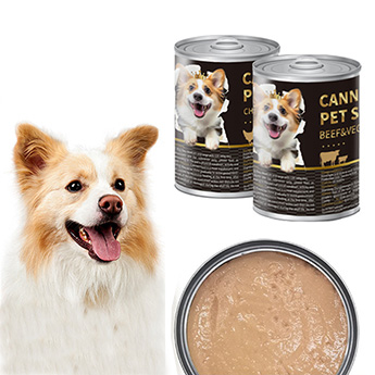 Canned dog food, nutritious mousse meat paste 375g