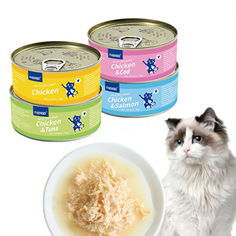 White Meat Cat Food Canned Wet Food 85g
