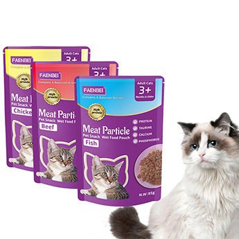 Cat pouch Meat particles 85g
