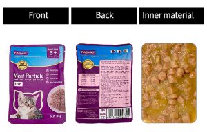 cat pouch meat particles 85g-a